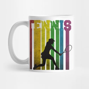 tennis vintage women gift Mug